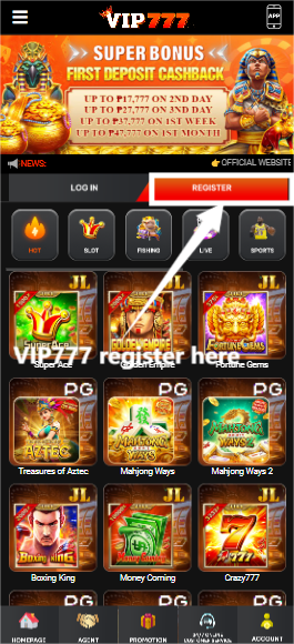 vip777 register